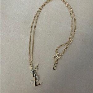 Gold Pendant Necklace -